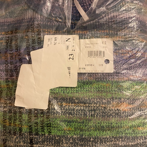 Free People Easy Street Space Dye Sweater Brand New Oversized M - Picture 4 of 6